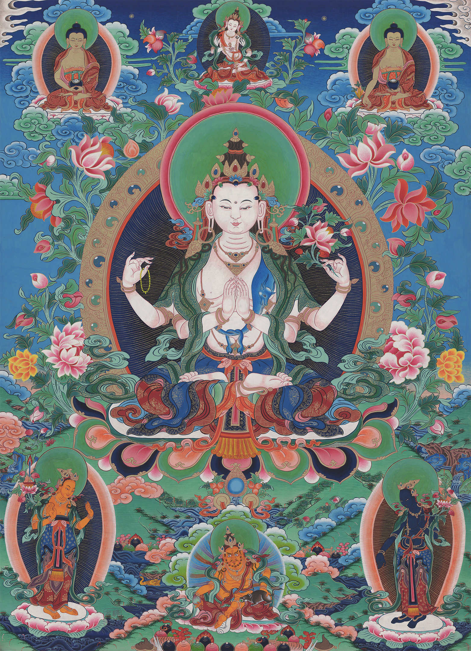 Tứ Thủ Quán Thế Âm Bồ Tát