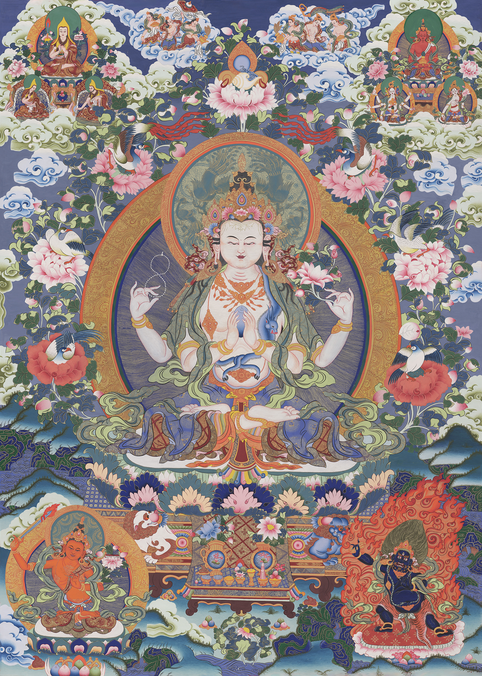 Bạch Quán Âm Tứ Thủ