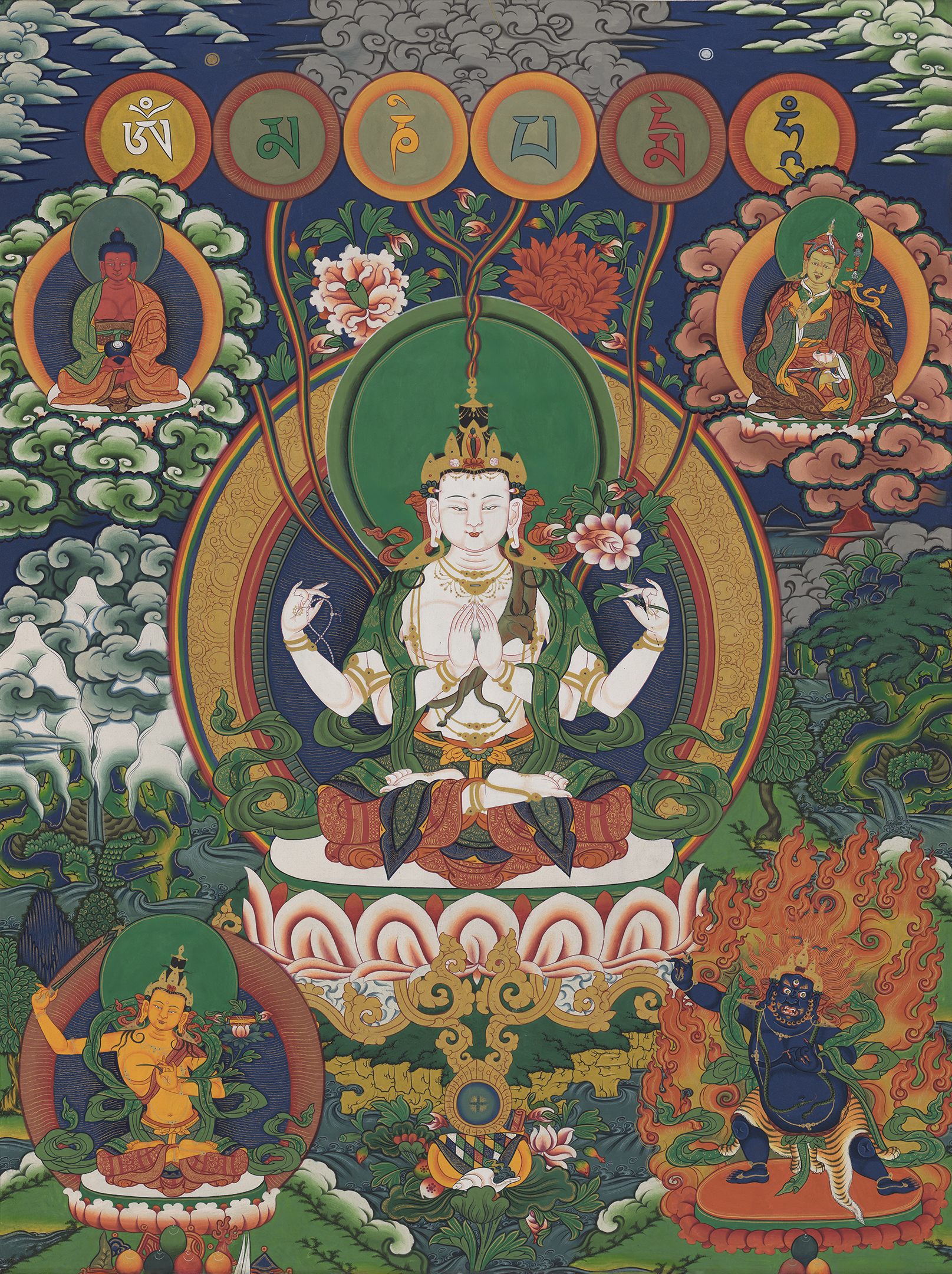 Tứ Thủ Quán Âm – Chân Ngôn Đại Bi