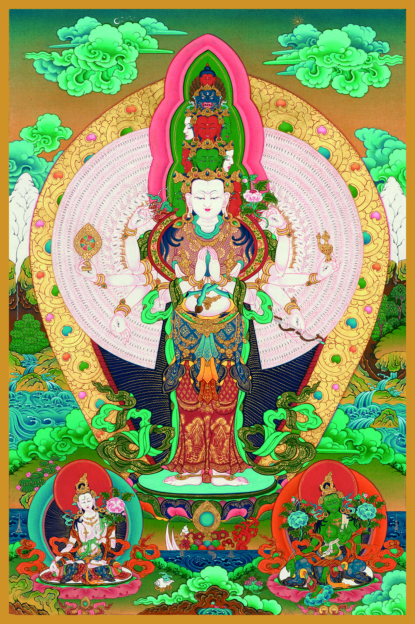 Thiên Thủ Quan Âm – Tịnh Độ Liên Hoa Hải Hội