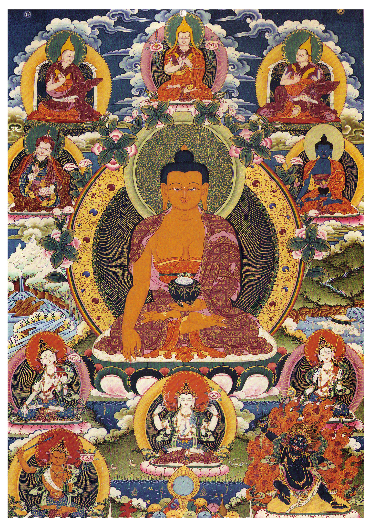 Thích Ca Mâu Ni – Trung tâm Liên Hoa Tạng